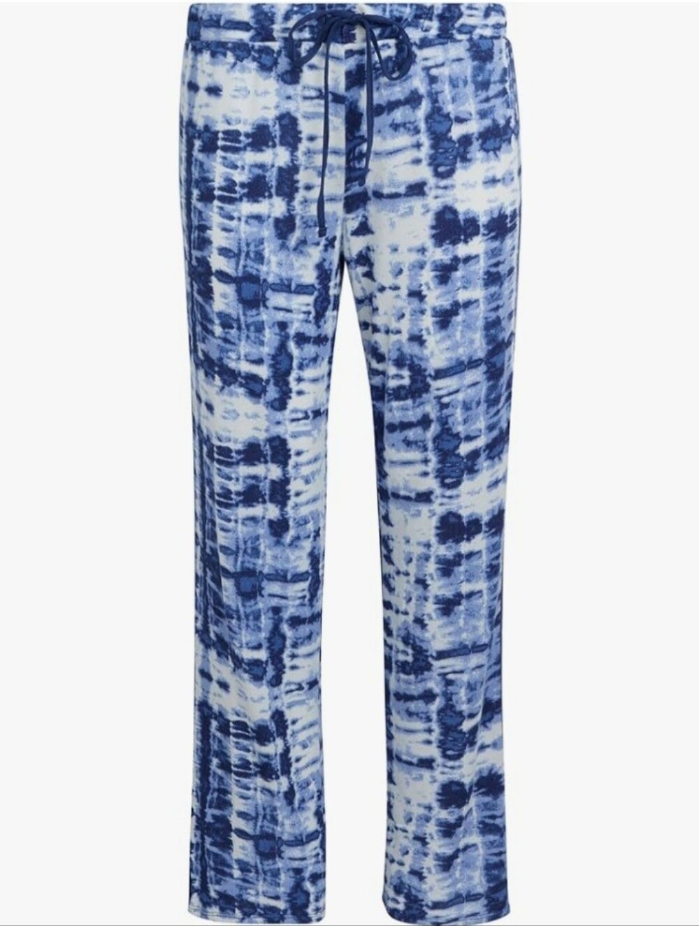 Lucky Brand Soft Blue & White Tye-dye Loungewear PJ Pants Comfy Relaxed Fit